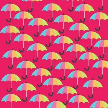 Umbrella pattern Stock Illustration