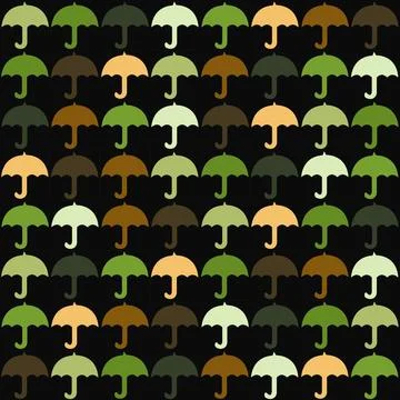 Umbrella pattern Stockillustratie