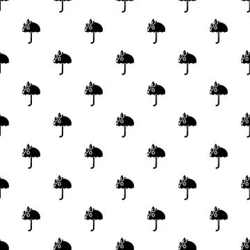 Umbrella pattern seamless 库存插图