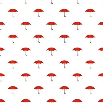 Umbrella pattern seamless Stock Illustration