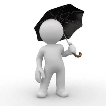 Umbrella protection Stock Illustration