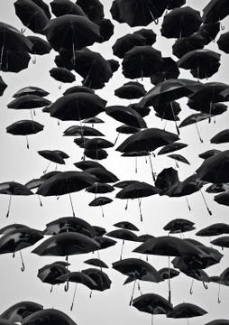 Umbrella rain Ilustração Stock