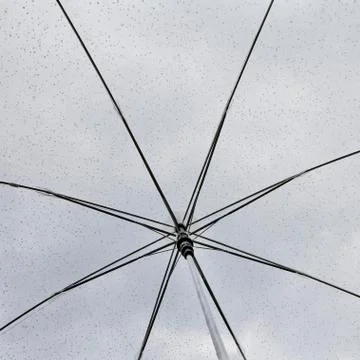 Umbrella in the rain Stock Photos