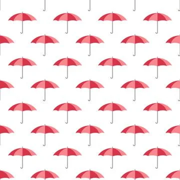 Umbrella. Seamless pattern for texture, textiles, packaging, and simple backg Illustrazione stock