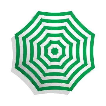 Umbrella seen from above イラスト素材