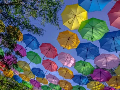 Umbrella Sky Stock Photos