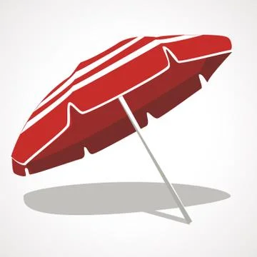An umbrella from the sun Stock Illustration