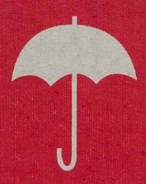 Umbrella symbol. Stock Photos