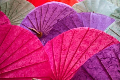 Umbrella Thailand Foto stock