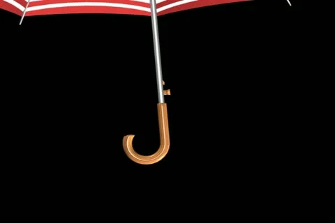 Umbrella Transition Stock Footage 10870630