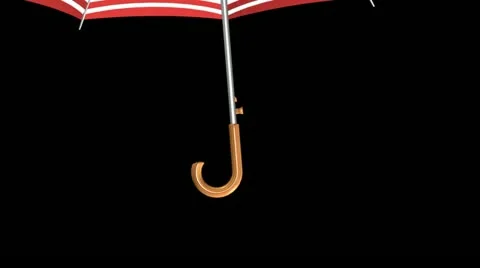 Umbrella Transition HD Stock Footage 10870519