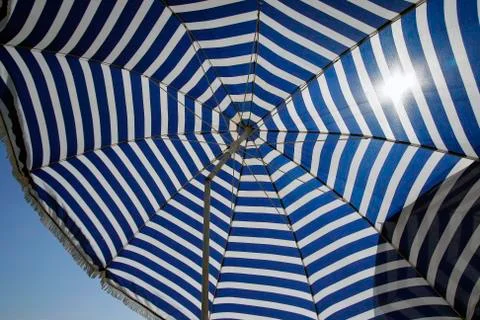 Umbrella under the sun Stock Photos