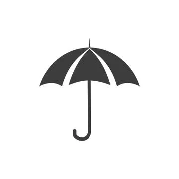 Umbrella Vector isolated on white background. Stock Illustration