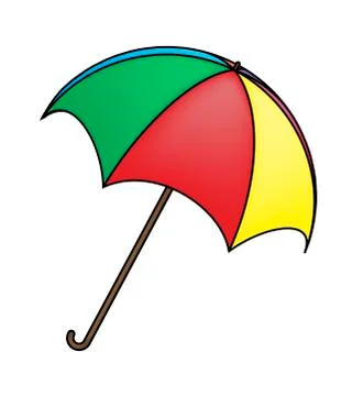 Umbrella vector symbol icon design. Stock Illustration