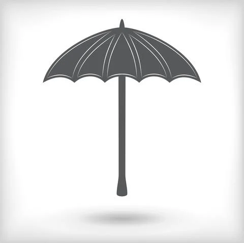 Umbrella vector on white background Stock Illustration