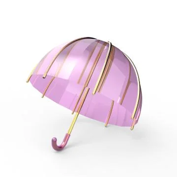 Umbrella on a white background. Stock Illustration