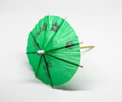 An umbrella on a white background Stock Photos