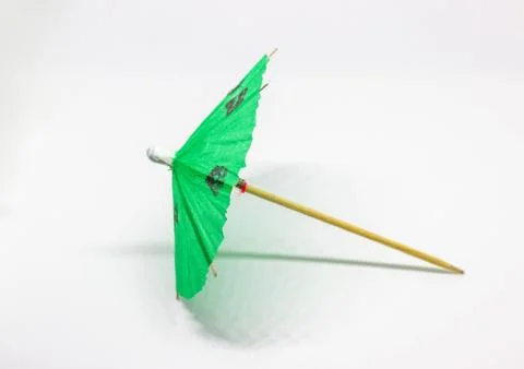 An umbrella on a white background Stock Photos