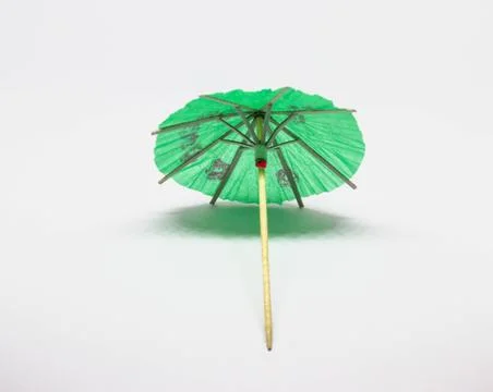 An umbrella on a white background Stock Photos