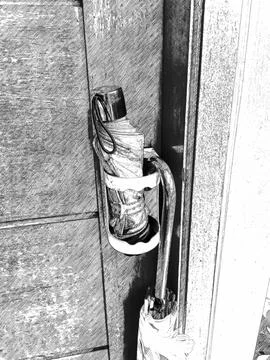 Umbrellas Stock Illustration