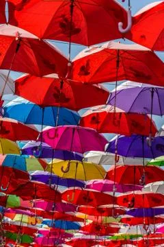 Umbrellas Foto stock