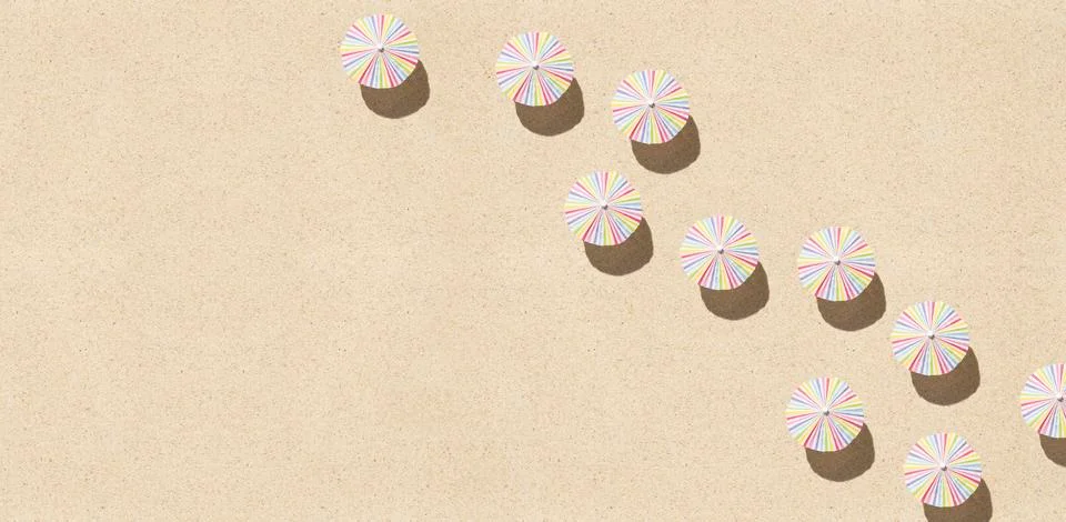 Umbrellas 库存照片