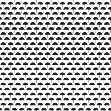 Umbrellas seamless pattern Stock Illustration