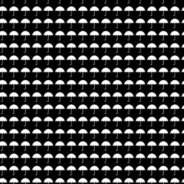 Umbrellas seamless pattern Stock Illustration