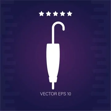 Umbrellas vector icon Stock Illustration