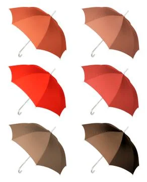 Umbrellathree Stock Illustration