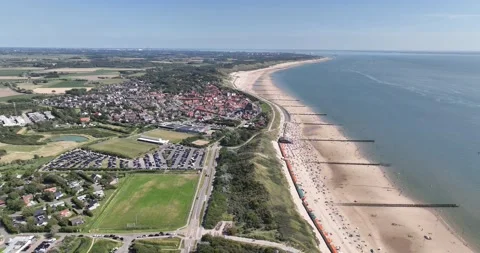 Ummer beach in Zeeland, The Netherlands. Stockbeeldmateriaal 287363843
