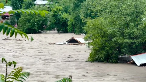 Ummer monsoon disaster. Stock Footage 342167906