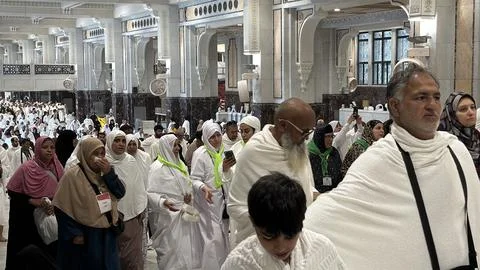 Ummrah Kabba, Macca Ramazan Eid Islam Foto stock