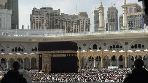 Ummrah Kabba, Macca Ramazan Eid Islam Stock Photos