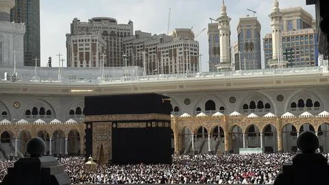 Ummrah Kabba, Macca Ramazan Eid Islam Stock Photos