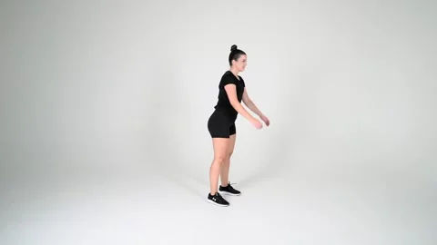 Ump knee tucks Stock Footage 314196120