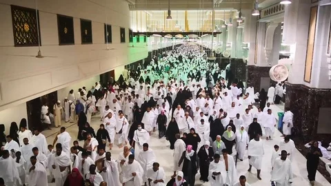 Umrah or hajj ritual  4 Stock Footage 113031040