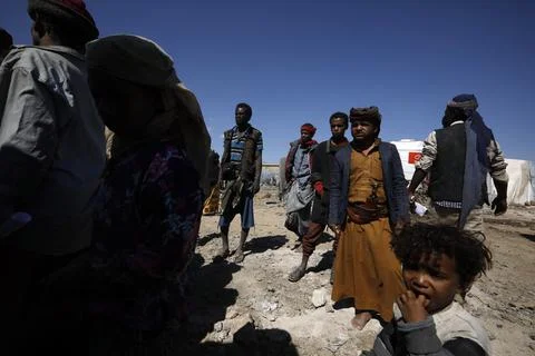 UN aid programs in Yemen need 3.9 billion US dollar throughout 2022, Sanaa - 11  写真素材
