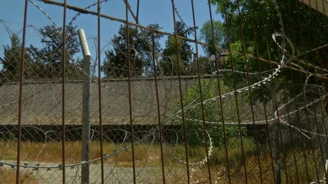 A UN buffer zone Stock Footage 246999844