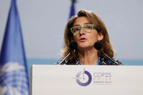 UN Climate Change Conference COP25, Madrid, Spain - 10 Dec 2019 Stock Photos
