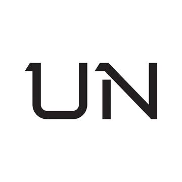 Un initial letter vector logo icon 스톡 일러스트