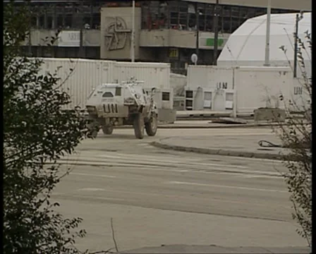 UN post in Sarajevo Видео 8696238