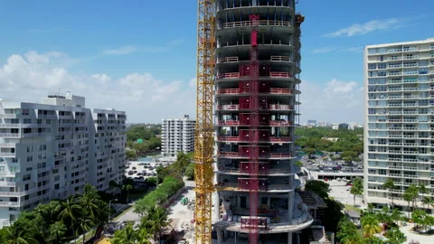Una Residences under construction Stock Footage 239885001