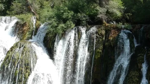 Una Waterfall Stock Footage 274393965