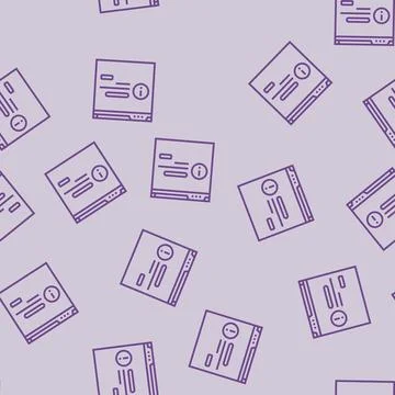 Unavaliable link line seamless pattern イラスト素材