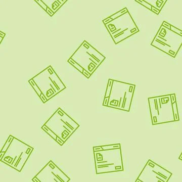 Unavaliable link line vector seamless pattern Stock Illustration