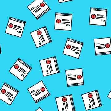 Unavaliable link vector seamless pattern イラスト素材