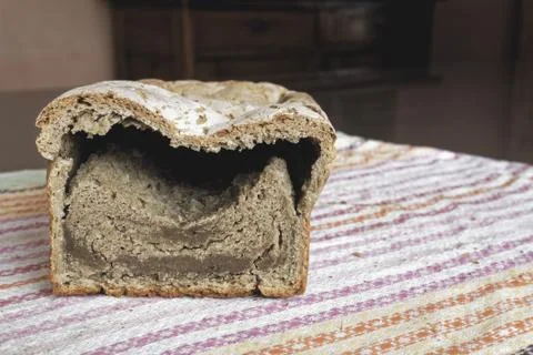Unbaked bread Stock Photos