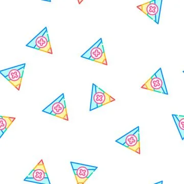 Unbalanced diet vector seamless pattern Stock Illustration