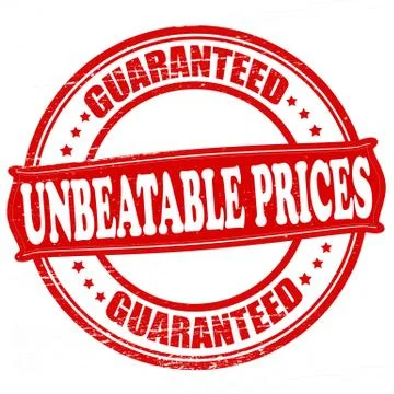 Unbeatable prices Stock Illustration